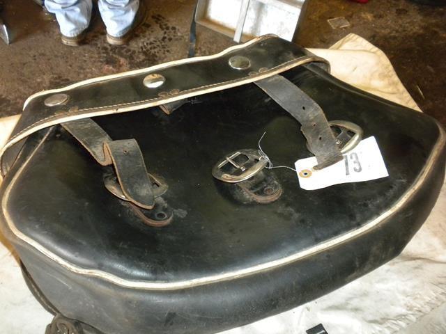 lot 30 image: Left Side Saddle Bag For 57 Big Twi...