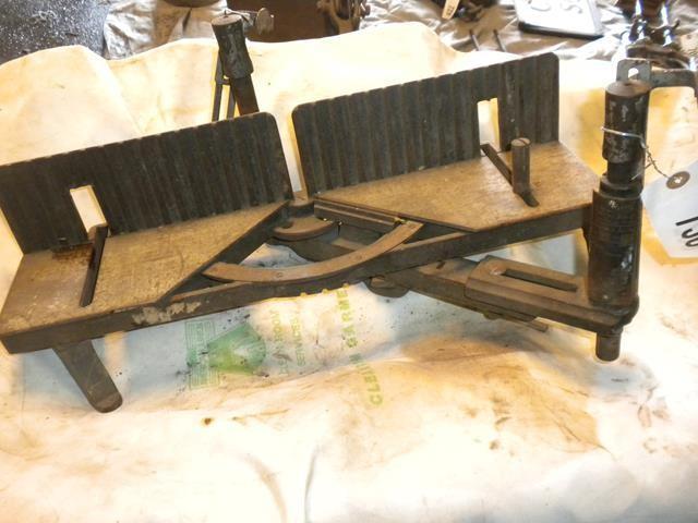lot 37 image: Antique Langdon Miter Saw wo Back ...