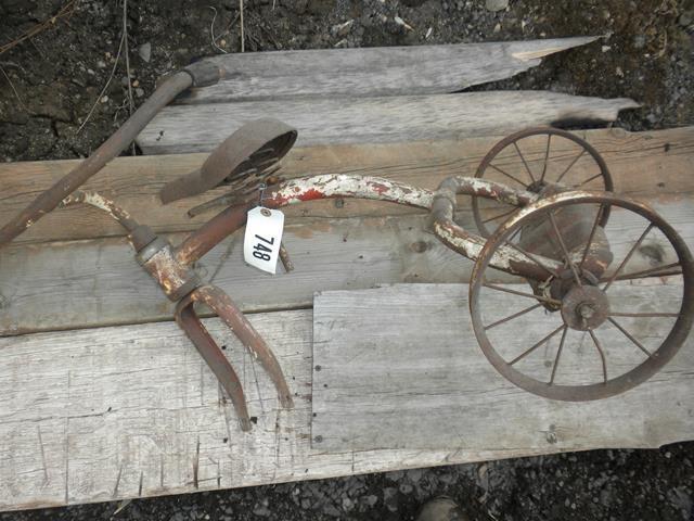 lot 47 image: Antique Trike Frame...