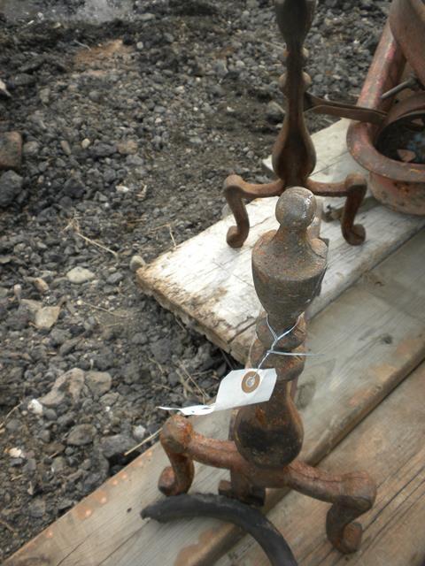 lot 52 image: Antique Fireplace Log Rack...