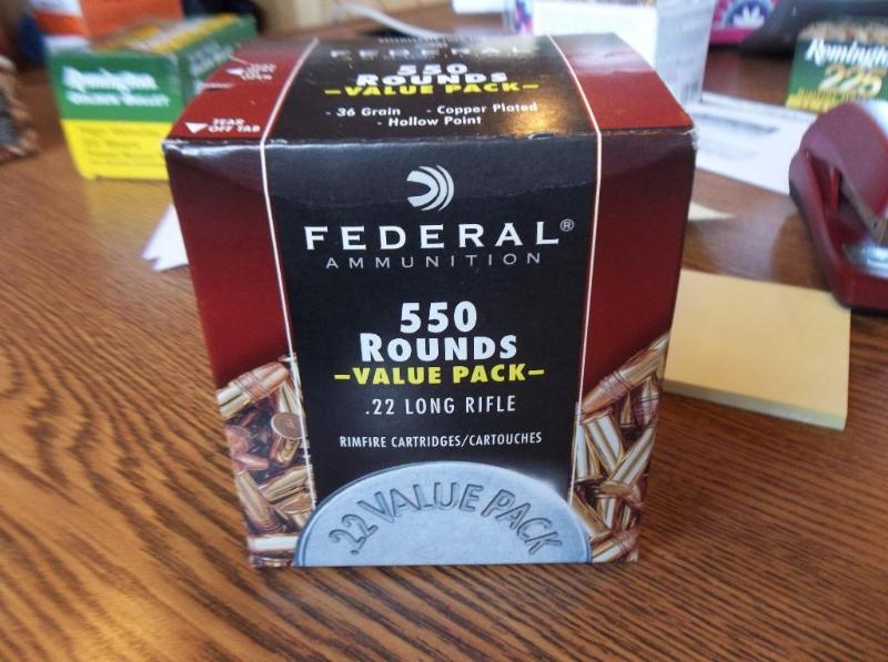 Federal 22 Long Rifle -Copper plate...