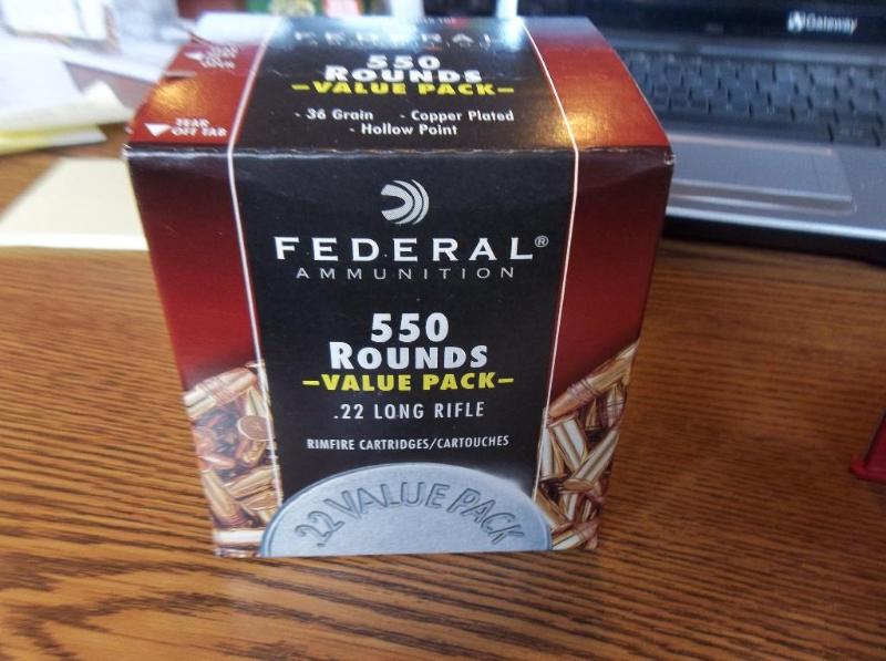Federal 22 Long Rifle -Copper plate...