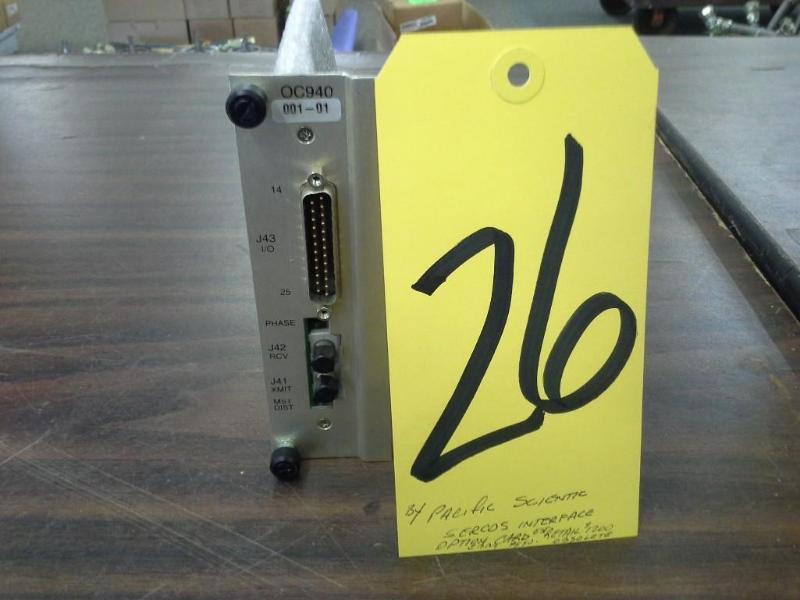 lot 26 image: Servos interface option card,