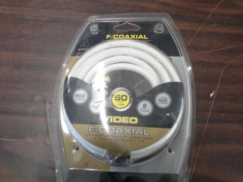 lot 41 image: Video  F  coaxial cable,