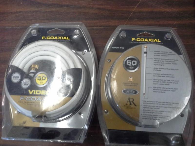 lot 43 image: Video  F  coaxial cable,