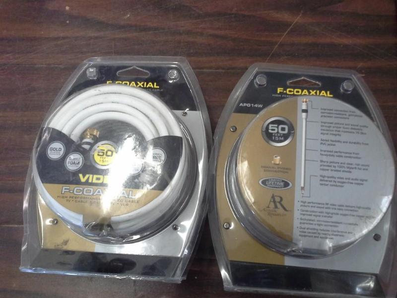 lot 45 image: Video  F  coaxial cable,