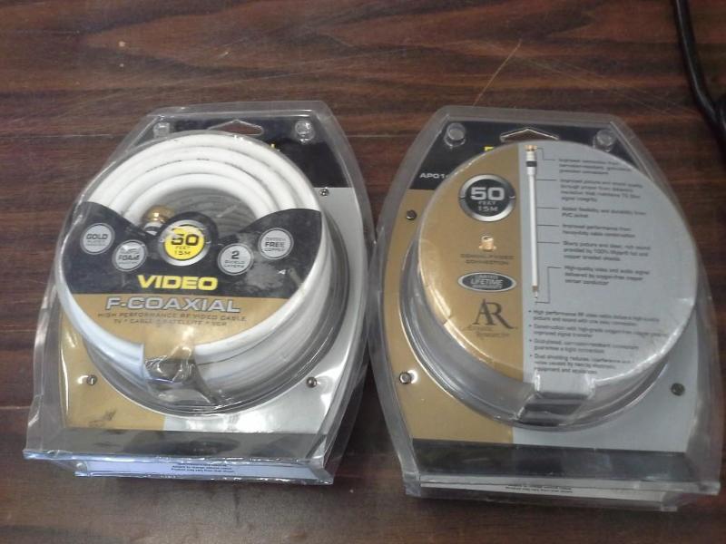 lot 47 image: Video  F  coaxial cable,