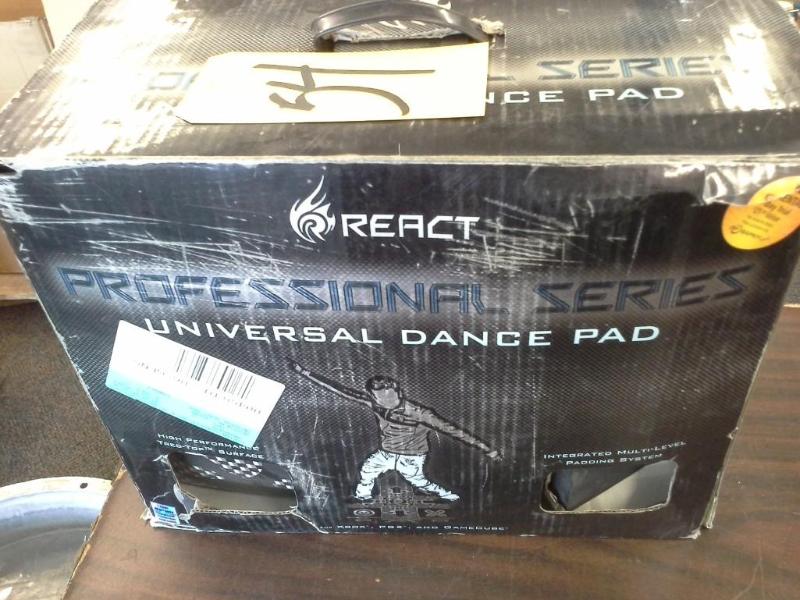 lot 54 image: React universal dance pad,