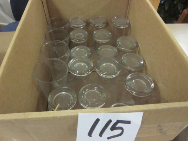 Box of bar glasses....