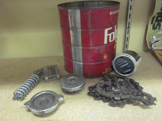 Mixed lot of nuts, bolts, car parts...