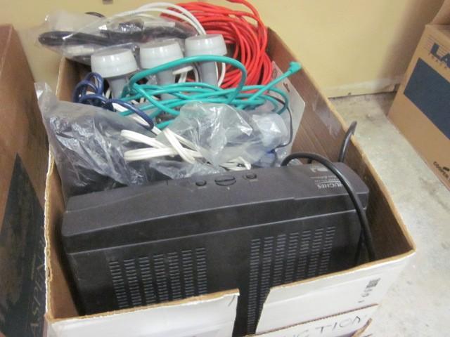 Box of cable and satellite componen...