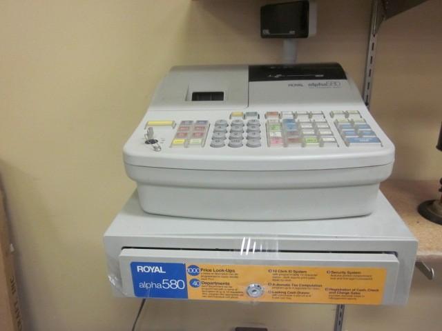 Royal Alpha 580 cash register with ...