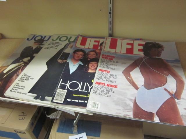 Lot of vintage Journal and Life Mag...