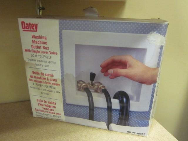 Oatey washing machine outlet box, n...