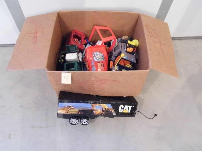 lot 18 image: Large Box of Toys - 18" x 20&q...