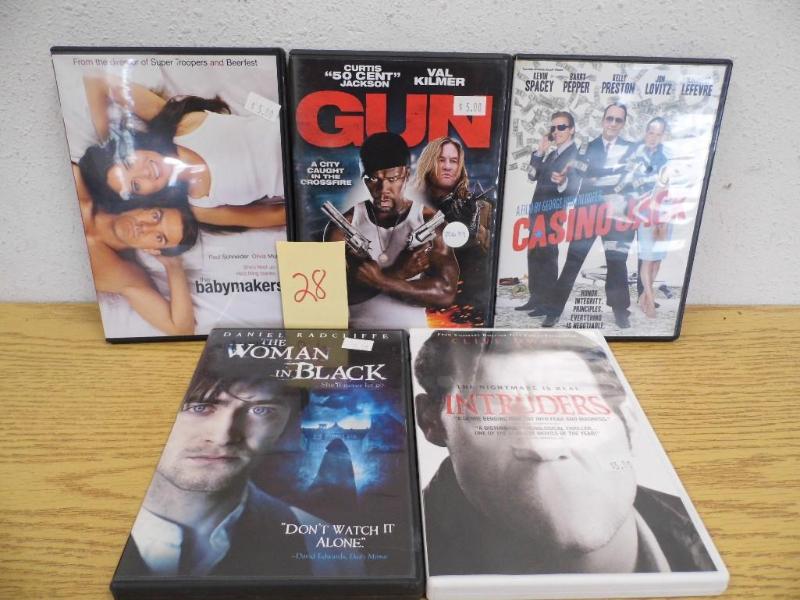 lot 28 image: Lot of 5 DVD Movies...