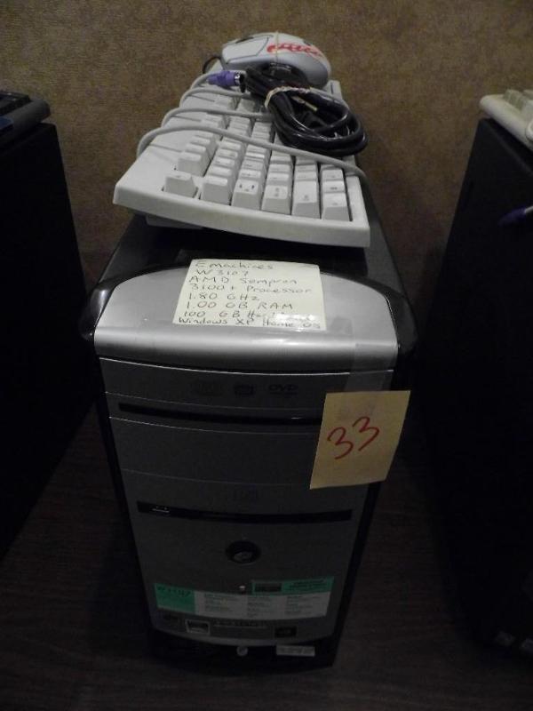 lot 33 image: Emachines W3107 - AMD Sempron - 310...
