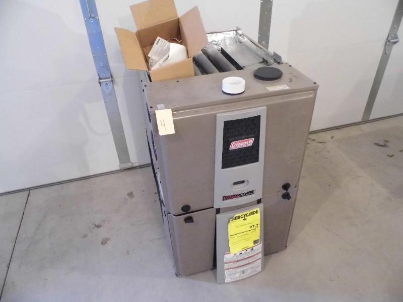 lot 4 image: Coleman ECHELON 9.C Series Furnace....