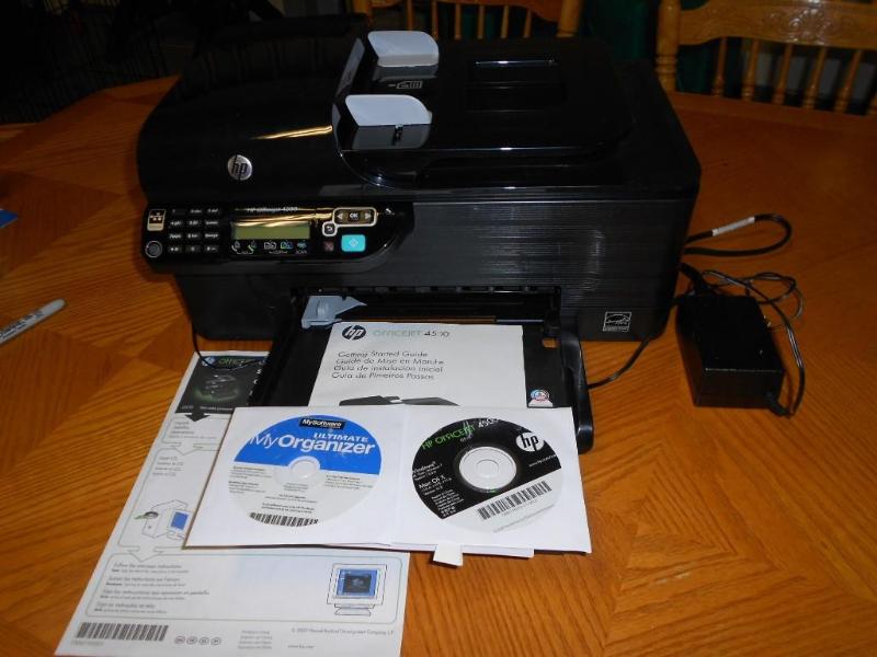 lot 13 image: HP OfficeJet 4500 printer, comes wi...
