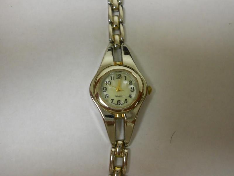 lot 39 image: Ladies Silver &amp Gold Quartz Wat...