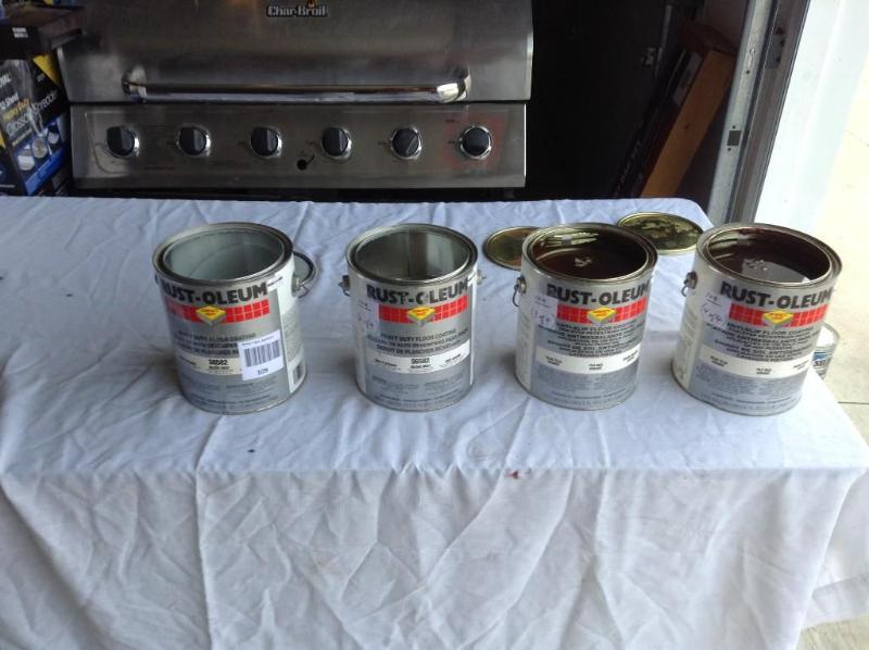 lot 109 image: Rust-Oleum Heavy Duty Floor concret...