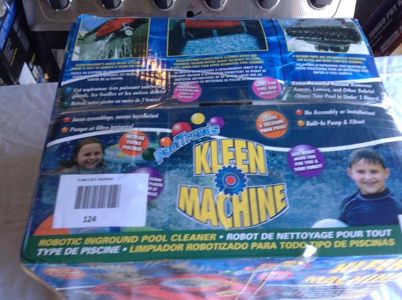 lot 124 image: Kleen Machine, used open box, clean...