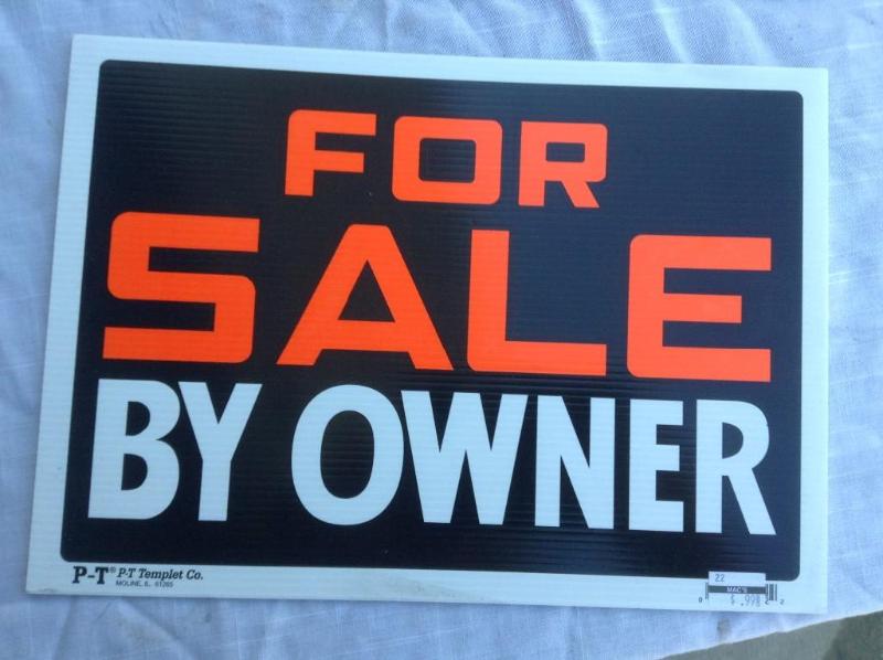 lot 14 image: New For Sale by Owner signs, length...
