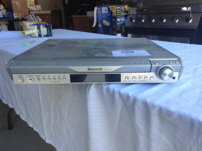 lot 16 image: Panasonic DVD, 5 disc changer, no p...