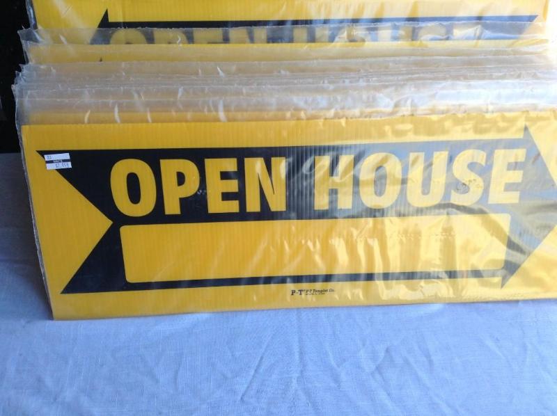 lot 18 image: Realtors - &nbspNew Open House sig...