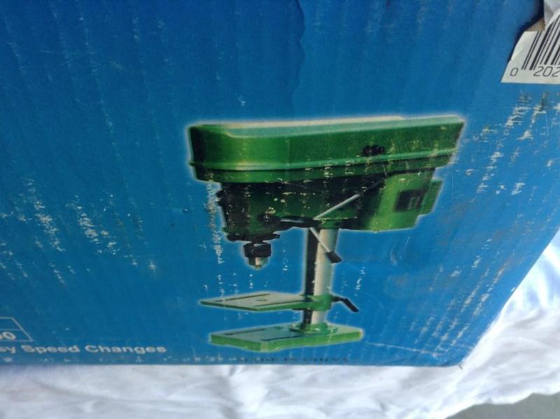 lot 2 image: Drill Press, runs good, new open bo...