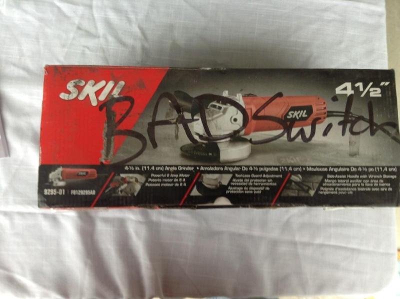 lot 56 image: Skill 4 ½ angle grinder,&nbs...