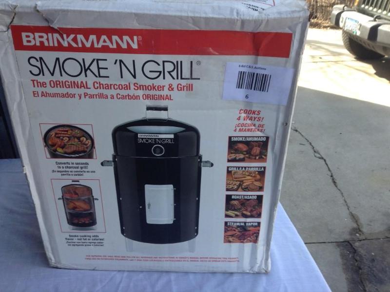 lot 6 image: Brinkman SmokeN Grill, main cylinde...