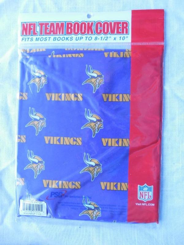 lot 75 image: New Viking NFL book covers for book...