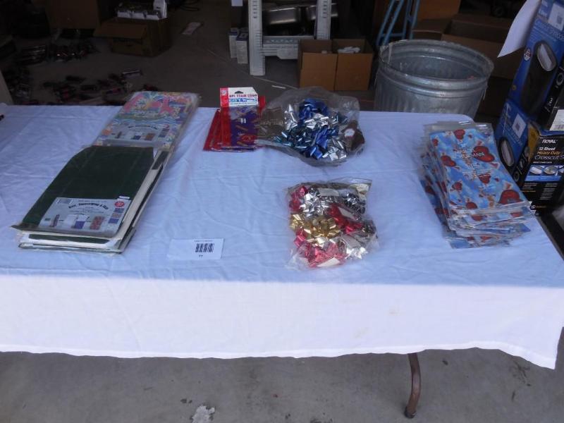 lot 77 image: Gift Wrapping supplies all new&nbs...