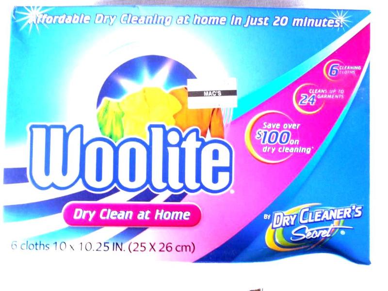 lot 88 image: Qty 7 Woolite dry clean at home clo...