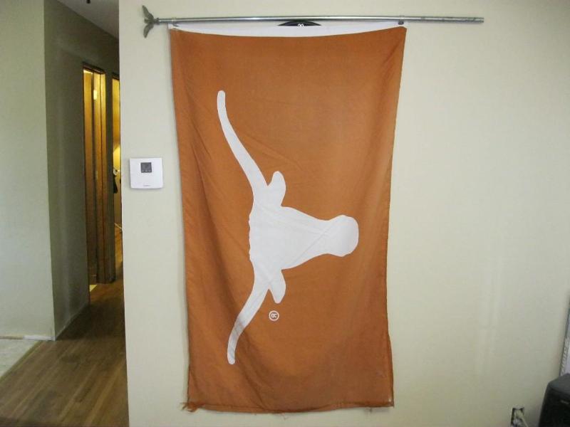 lot 100 image: Large Texas Longhorns Flag - Show S...