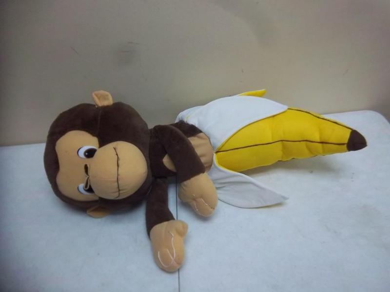 lot 109 image: Plush Monkey And Banana ...