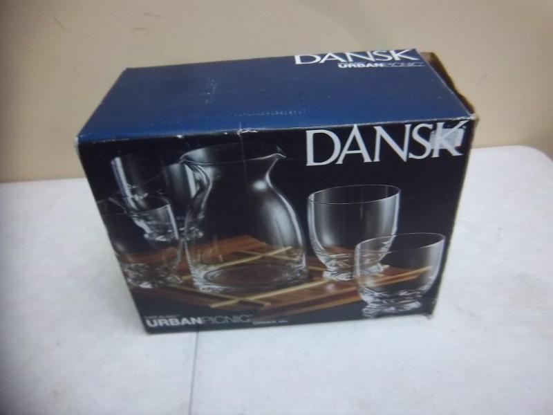 lot 117 image: Dansk Water Crate Glass Set - Unuse...