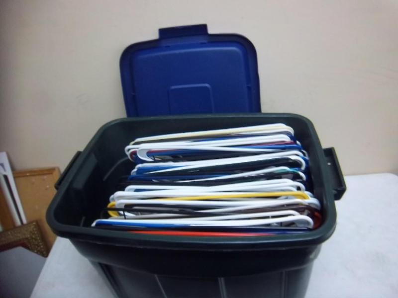 lot 132 image: Storage Bin And Hangers...