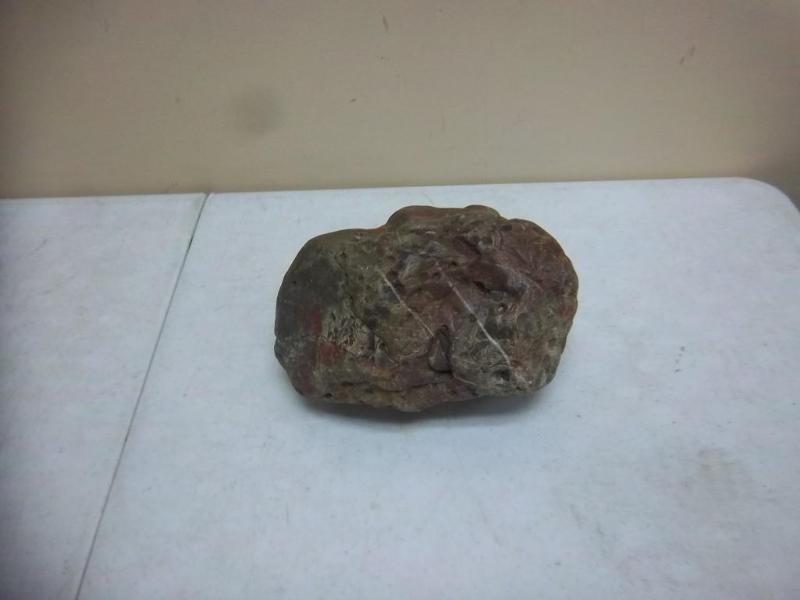 lot 133 image: Large Rock - Has Some Paint On It...