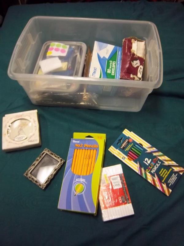 lot 172 image: Office Supply And Frame Lot...