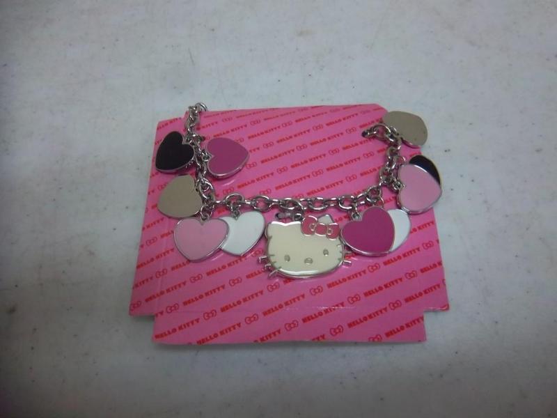 lot 25 image: Hello Kitty Charm Chain Bracelet...