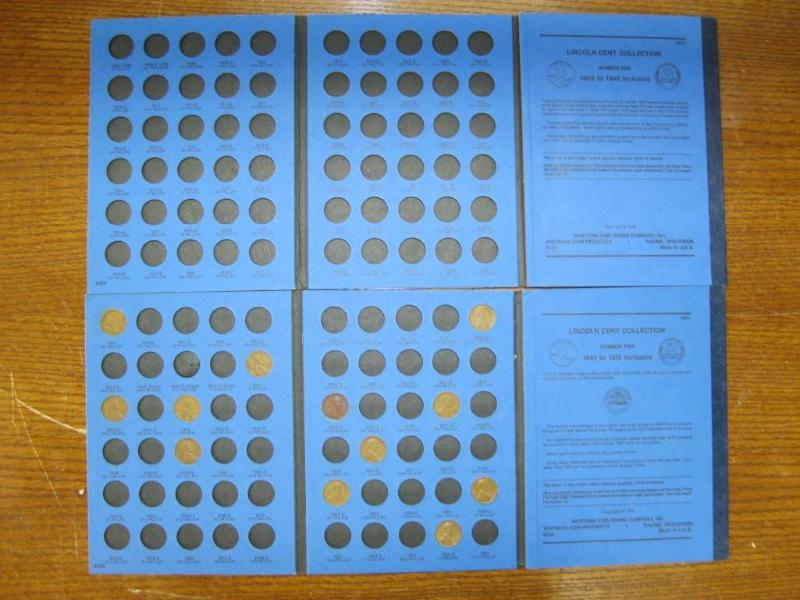lot 46 image: Wheat Penny Collector Set With Some...