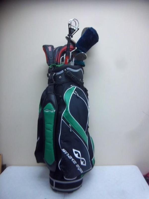lot 6 image: Nice Set Of Golf Clubs And Snake Ey...