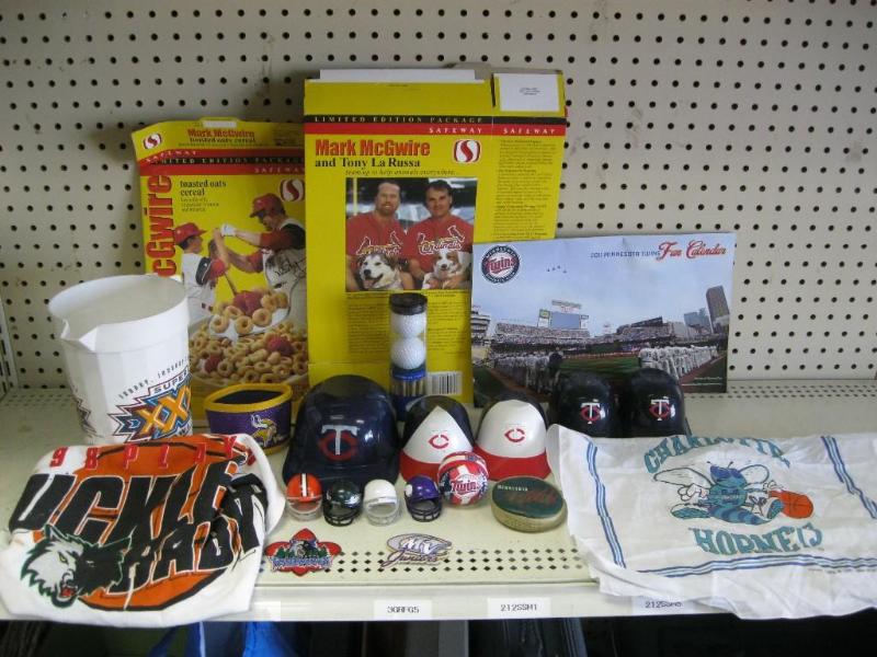 lot 61 image: Large Misc. Sport Item Lot...