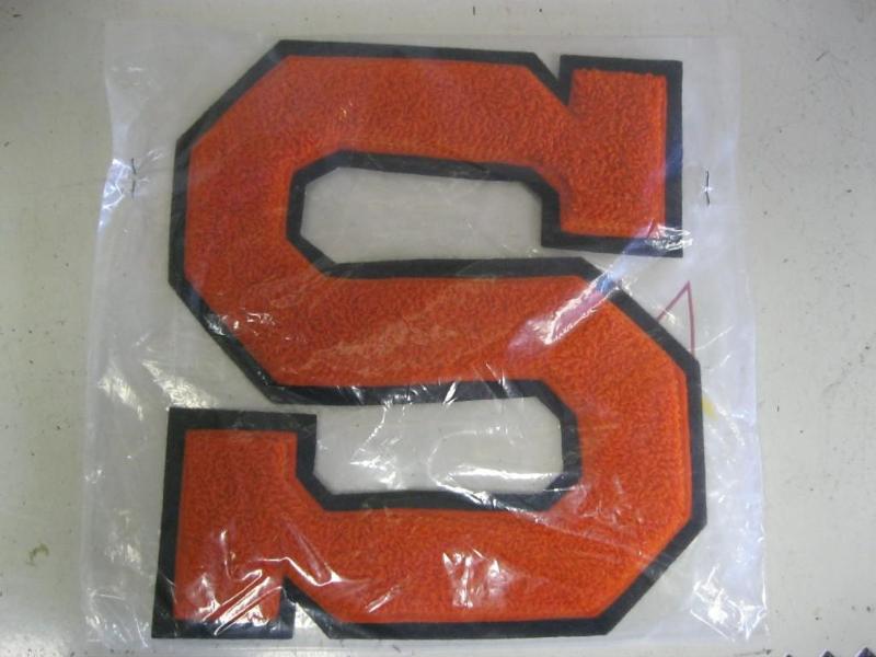 lot 62 image: Vintage Orange &quotS" Letter...