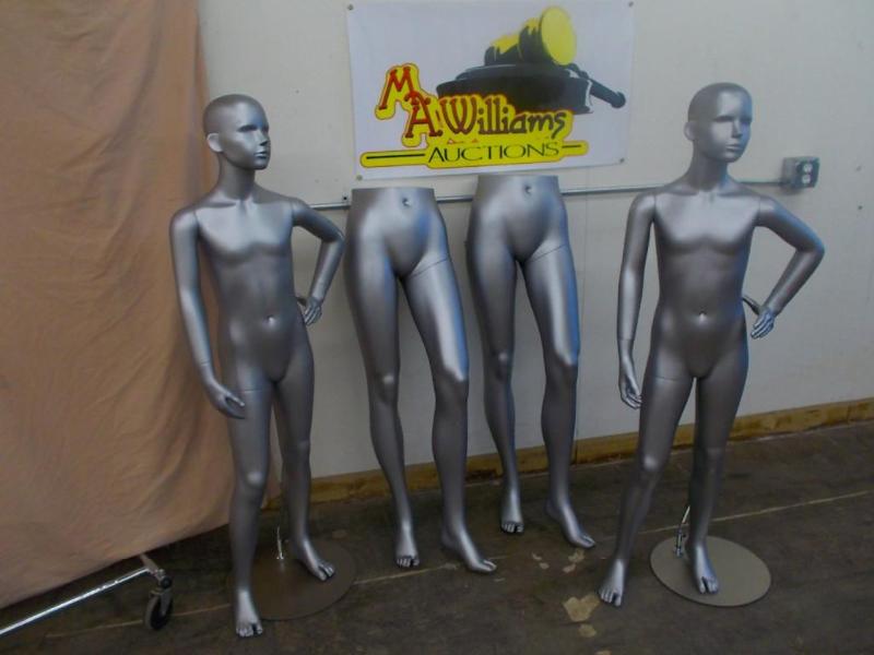 2 topless mannequins for pants disp...