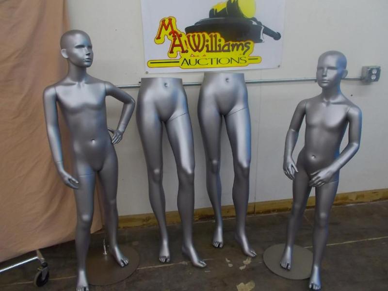 2 topless mannequins for pants disp...