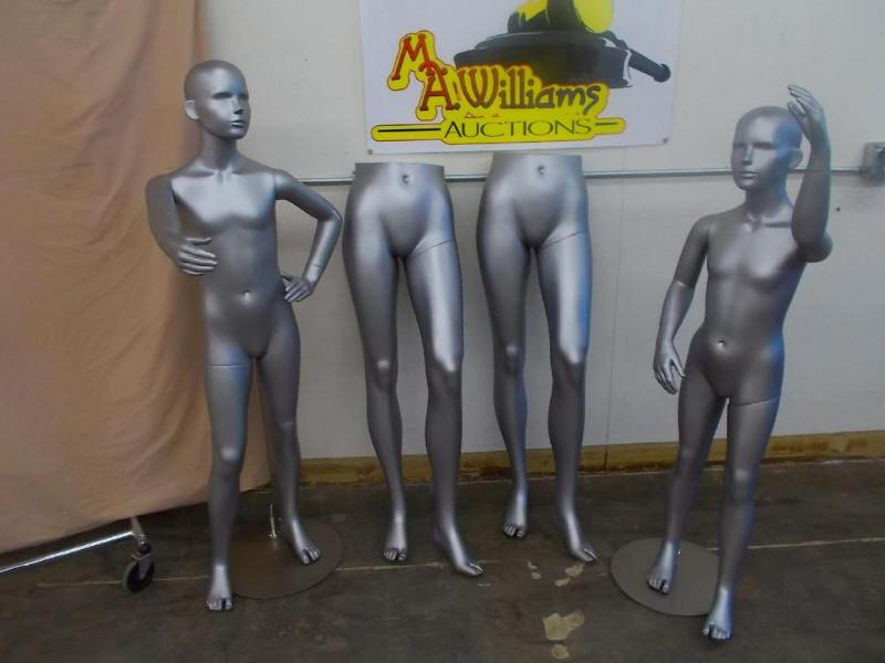 2 topless mannequins for pants disp...