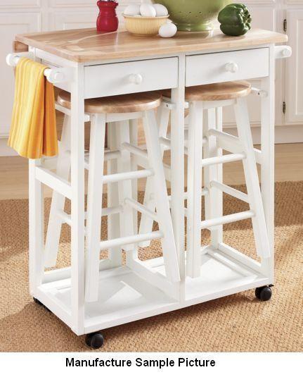 NEW 3 Piece WhiteNatural Kitchen I...
